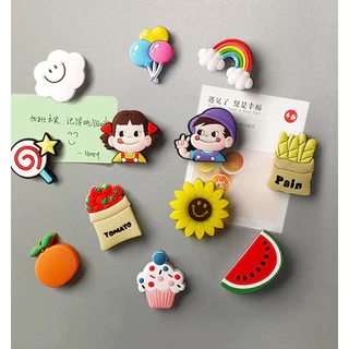 🏠 ที่ติด ตู้เย็น แม่เหล็ก ที่ติด ตู้เย็น น่ารักแม่เหล็ก น่ารักแม่เหล็ก magnet แม่เหล็กติดตู้เย็น รูปทรงอาหาร 3D น่ารัก แ