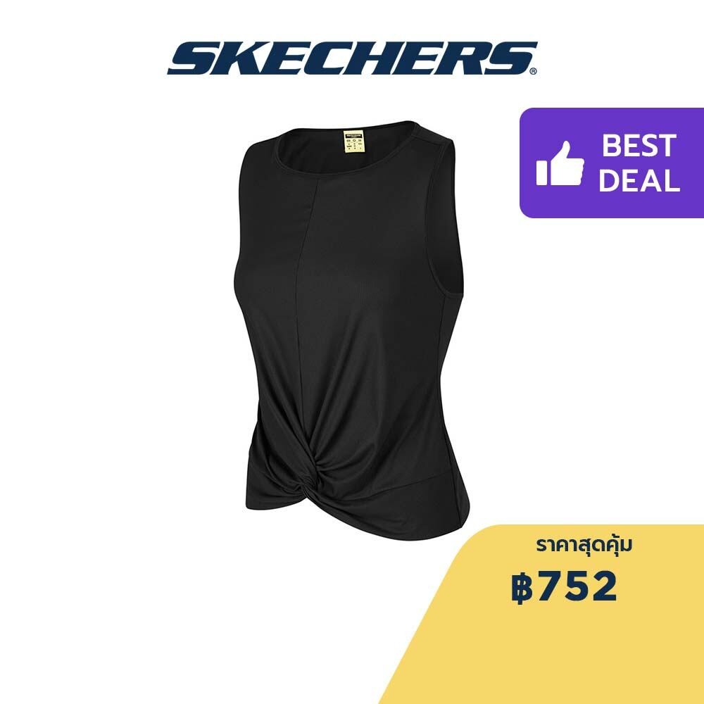 Skechers สเก็ตเชอร์ส เสื้อยืดแขนกุดผู้หญิง Women Freedom Performance Sleeveless Tee - P224W123-03B6