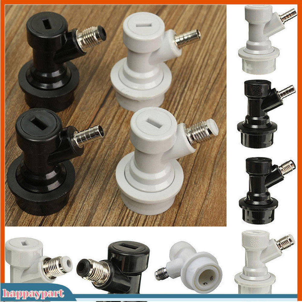 [Happaypart] Kegs Ball Lock Disconnect Quick Connector Barbed Threaded Brew Beer Dispenser