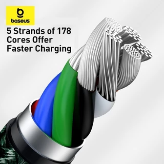 Baseus สายชาร์จเร็ว หัวชาร์จโลหะ รุ่น Cafule Series Metal Data Cable