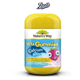 NATURE'S WAY เนเจอร์สเวย์ แคลเซียม + วิตามินดี ไวต้า กัมมี่ 60S