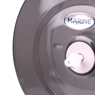 MARINE กล่องใส่ทิชชู่ แบบกลมม้วนใหญ่ รุ่น 101-2 สีดำใส |EA|