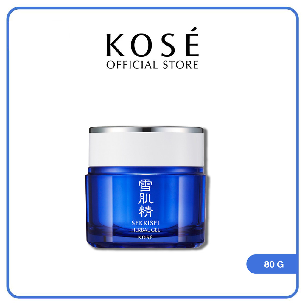 KOSÉ SEKKISEI Herbal Gel 80 G โคเซ่ เซกิเซ เฮอร์เบอร์ เจล 80 กรัม ผลิตภัณฑ์ มาส์กสำหรับบำรุงผิวเนื้อเจล