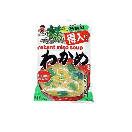 Shinsyuichi Miso Soup Wakame 176G ชินซูอิชิ ซุปเต้าเจี้ยวกึ่งสำเร็จรูป ผสมสาหร่ายวากาเมะ 176 กรัม
