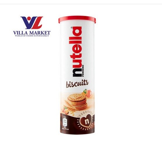 Nutella Biscuits Tube 166G บิสกิตนูเทลล่า สอดไส้ครีมช็อกโกแลต