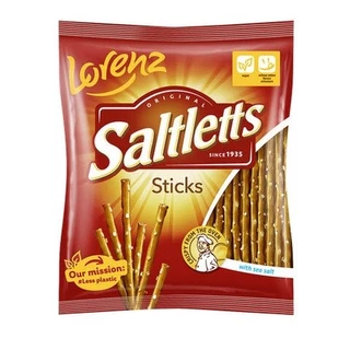 Lorenz Saltletts 150G ลอเรนซ์ ขนมปังกรอบชนิดแท่ง 150กรัม