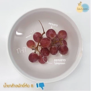 Lamoon น้ำยาล้างผักและผลไม้ สูตรใหม่! ออร์แกนิค ละมุนเบบี้ ขวดปั๊ม450ml ถุงรีฟิล 400ml