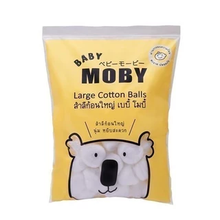 Moby สำลีก้อนใหญ่ (Cotton Ball) 80 กรัม สำหรับทารก