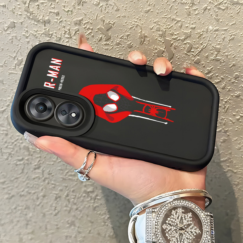 เคสสำหรับ OPPO A58 5G A78 5G A58x 5G A1x 5G A2x 5G เคสโทรศัพท์สไปเดอร์แมนที่สร้างสรรค์