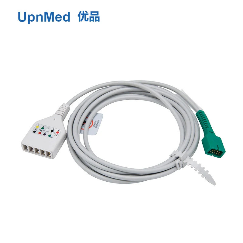 ✹ สายเคเบิล ECG 9Pin MEK สำหรับ MP1000,MP500,MP600,5ตะกั่ว,Aha/iec