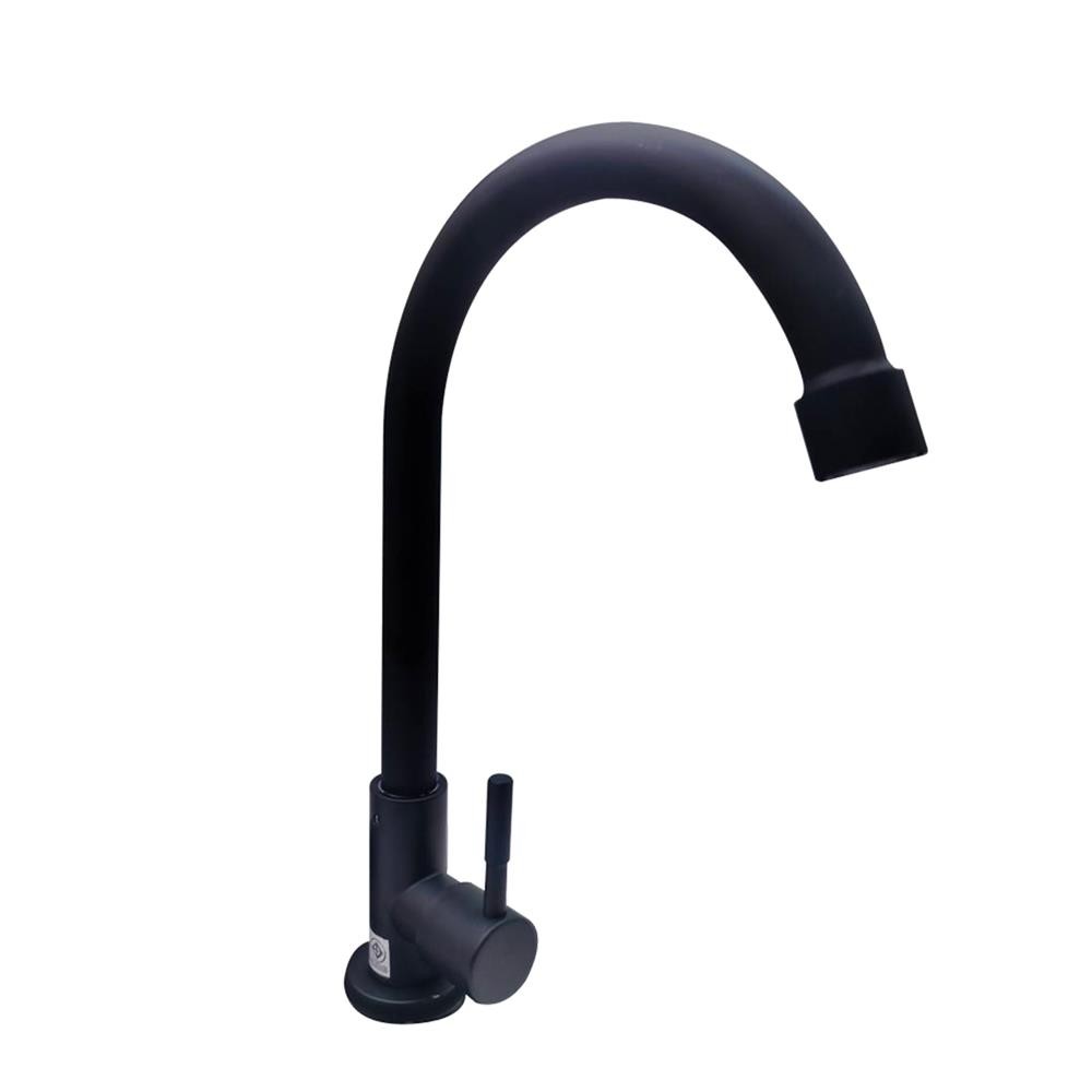 HOEN ก๊อกซิงค์เดี่ยวเคาน์เตอร์ HOEN LS-507B(T) สีดำ ก๊อกน้ำ ก๊อกซิงค์ SINK FAUCET HOEN LS-507B(T) BL