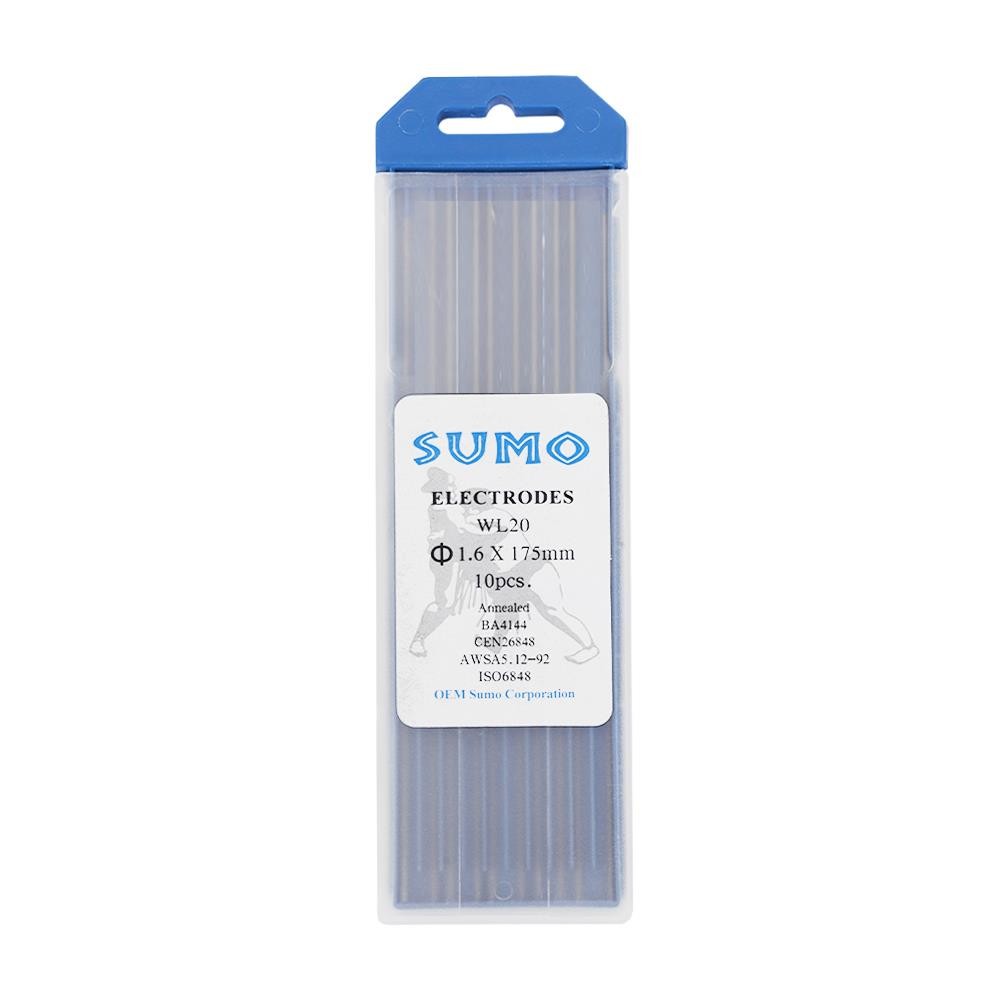 SUMO ลวดเชื่อมทังสเตน SUMO 1.6 มม. สีฟ้า อุปกรณ์เชื่อมและบัดกรี เครื่องเชื่อมและอุปกรณ์ TUNGSTEN ELE