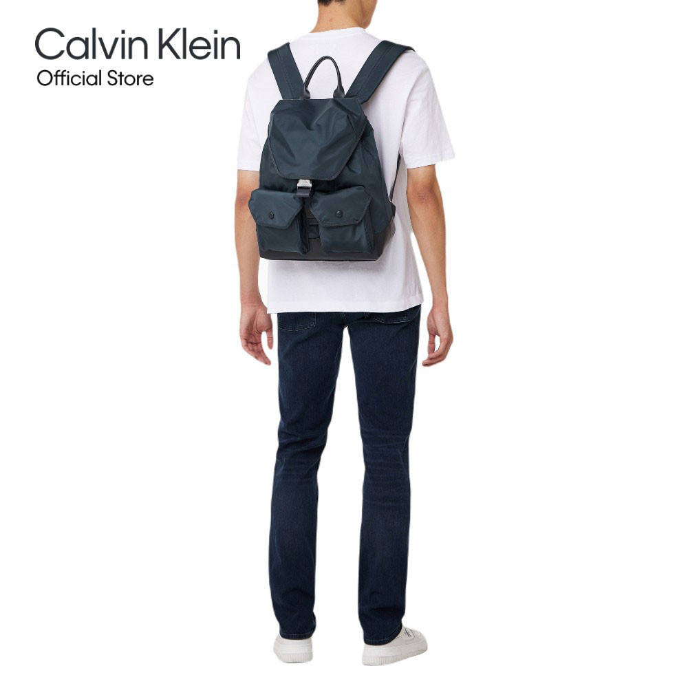 CALVIN KLEIN กระเป๋าเป้ผู้ชาย รุ่น 4G3055G CGE - สีกรม