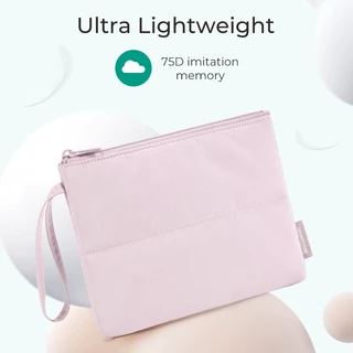 BAGSMART แบบพกพา ถุงเก็บของขนาดเล็ก การท่องเที่ยวกระเป๋าเครื่องสำอางขนาดเล็ก กระเป๋าถือขนาดเล็ก