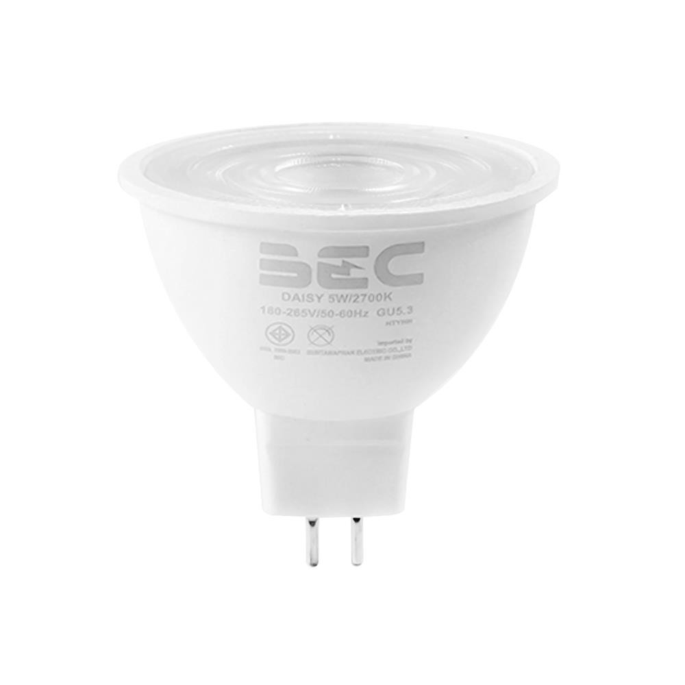 BEC หลอด LED MR16/PAR DAISY 5 วัตต์ WARM WHITE GU5.3 จัดส่งโดย HomePro