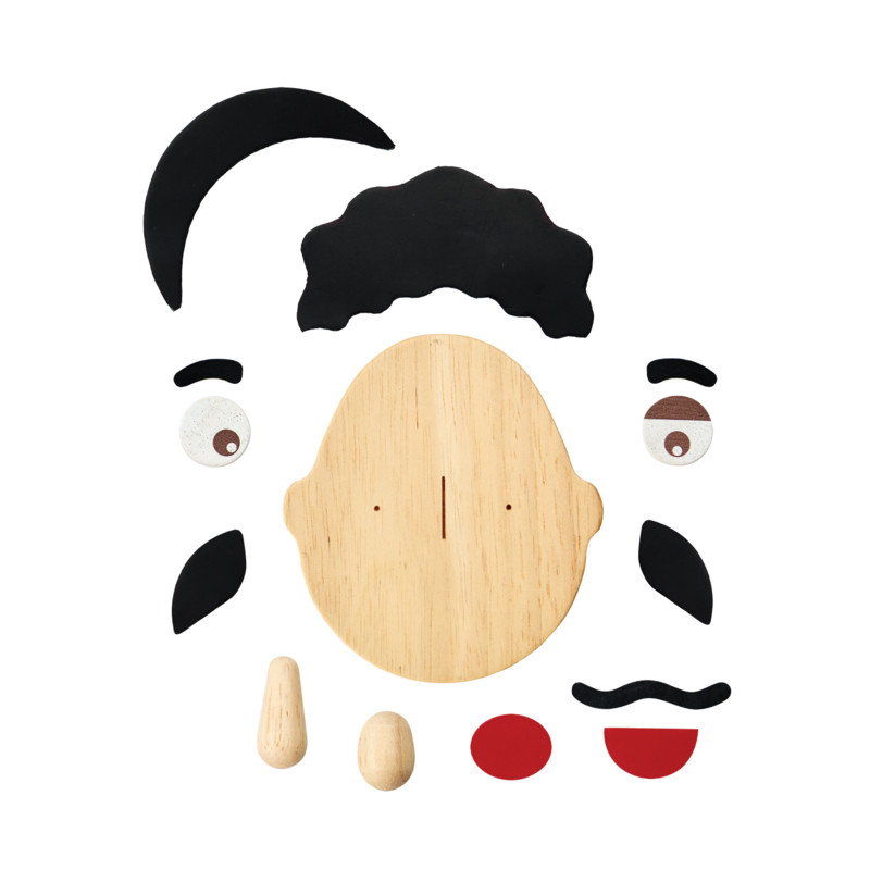 PlanToys لعبة تركيب الوجوه الصغيرة 4136 — صورة 6