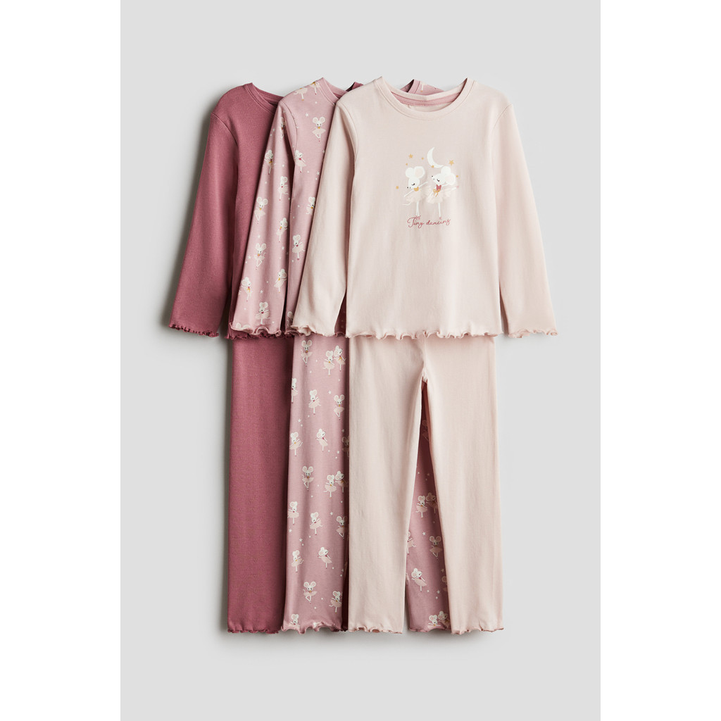 H&M 3-pack cotton pyjamas 3-pack cotton pyjamas 1240931_1