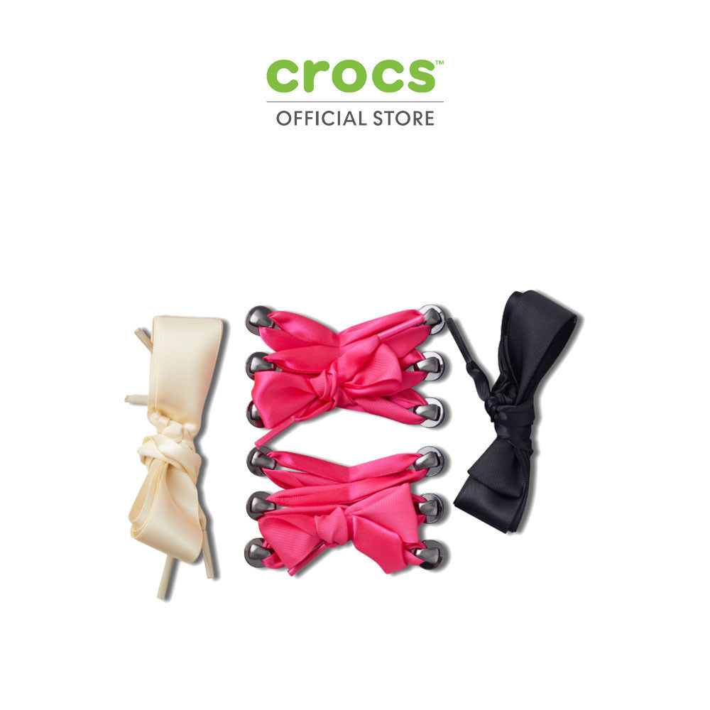 CROCS ตัวติดรองเท้า JIBBITZ RIBBON LACE EM FULL PACK