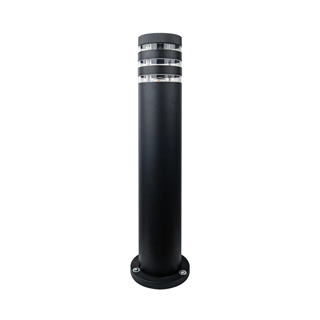 LUZINO โคมไฟเสาสนาม E27x1 รุ่น GD-ABZ11-E27-600 สีดำ - ใส