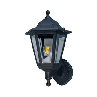 LUZINO โคมไฟกิ่งภายนอก E27x1 รุ่น GD-PW018-E27 สีดำ - ใส