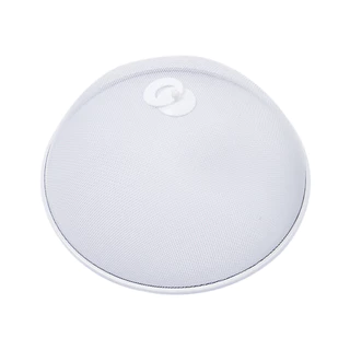 KASSA HOME ฝาชีลวดเคลือบทรงกลม รุ่น CWQ3019 ขนาด 40 x 40 x 16 ซม. สีขาว