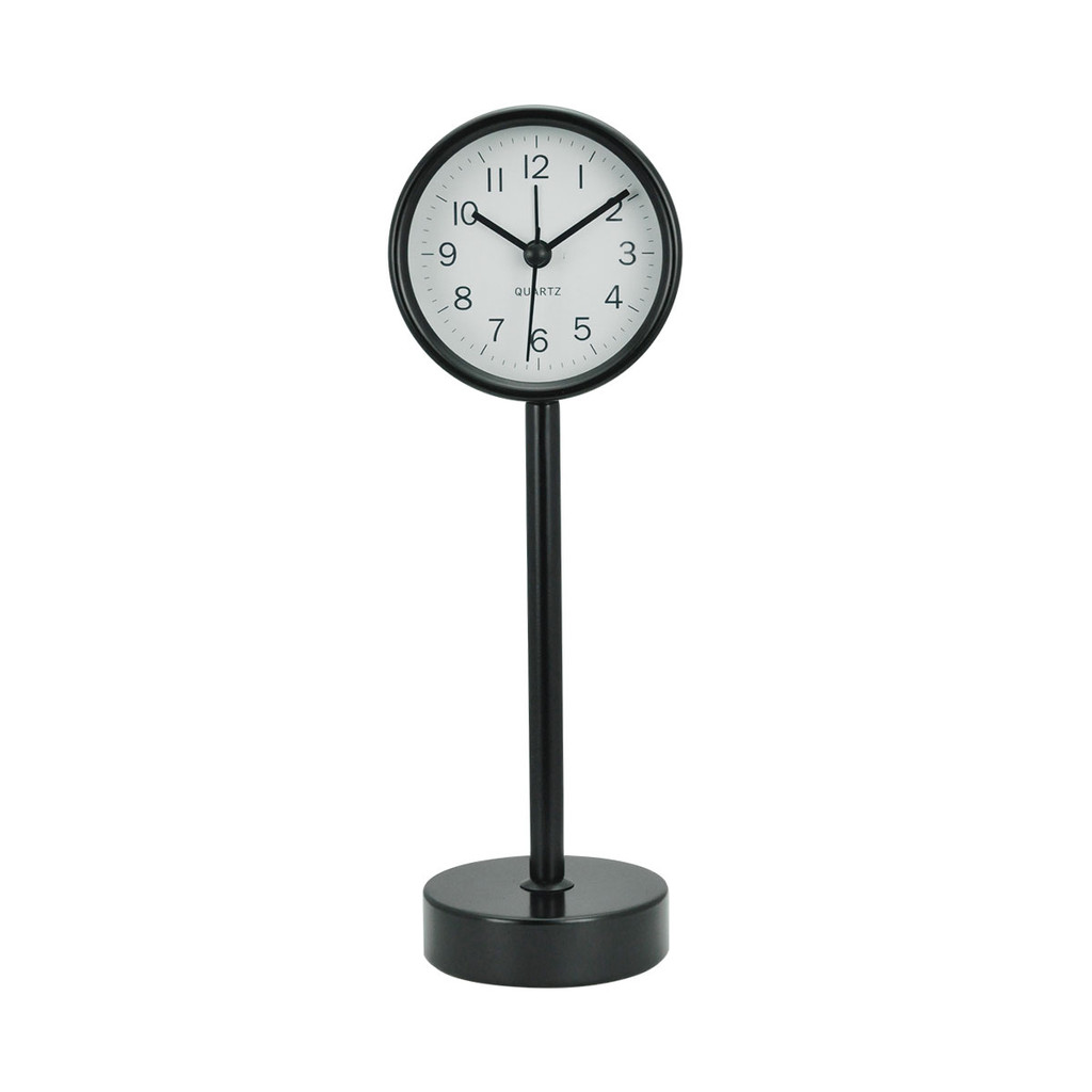 KASSA HOME นาฬิกาตั้งโต๊ะอะลูมิเนียม Tall รุ่น EG7001A สีดำ