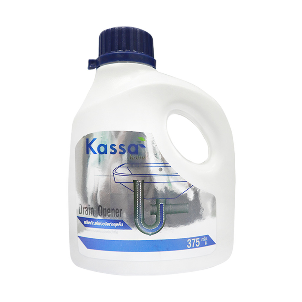 KASSA HOME ผงขจัดท่ออุดตัน ขนาด 375 กรัม สีขาว