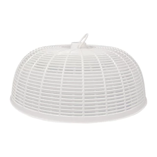 KASSA HOME ฝาชีพลาสติกทรงเบอร์ 30 รุ่น VCP-RS30 ขนาด 25 x 25 x 10 ซม. สีขาว