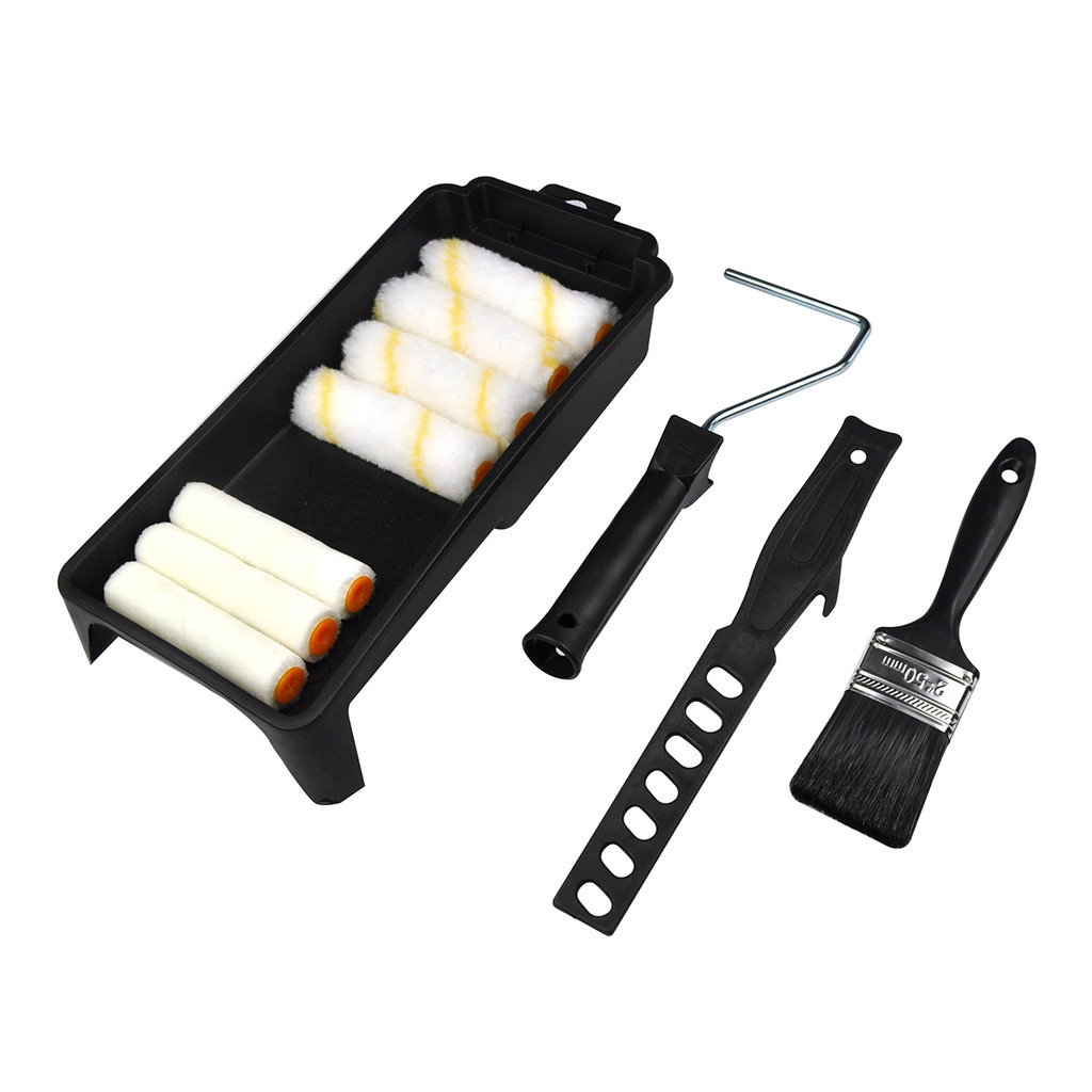 GIANT KINGKONG ชุดลูกกลิ้งทาสี Mini รุ่น KO-7000 ขนาด 4 นิ้ว (ชุด 11 ชิ้น)