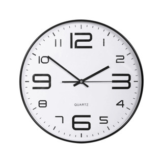 KASSA HOME นาฬิกาแขวนผนังพลาสติก Vida  รุ่น JH6308 สีดำ