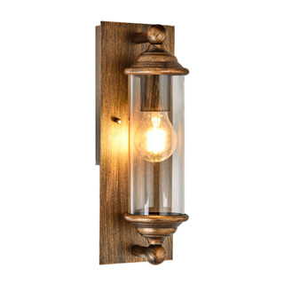 LUZINO โคมไฟกิ่งภายนอก 1xE27 รุ่น 0325-WT(BG) สีทองรมดำ