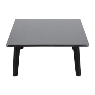 KASSA โต๊ะพับญี่ปุ่นลายผ้า ขนาด 60 x 60 ซม. สีเทา
