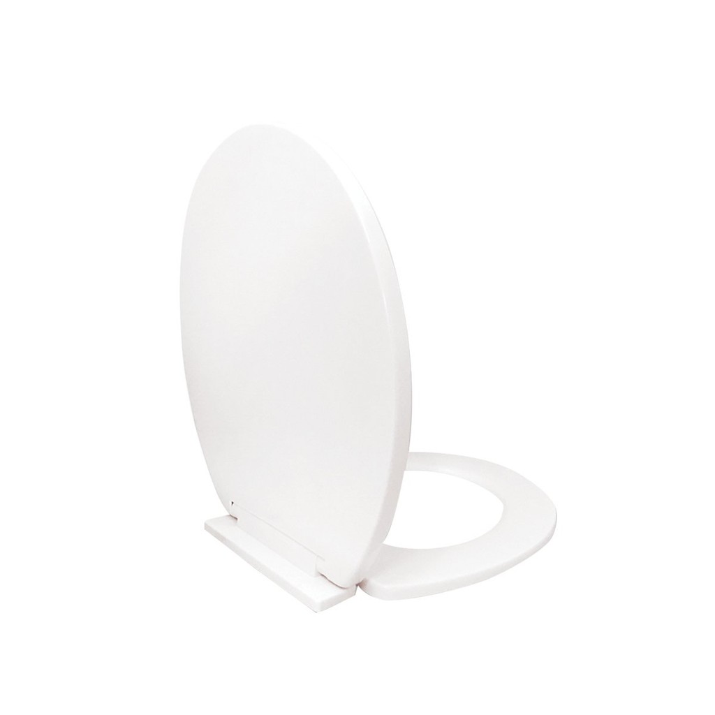 KASSA ฝารองนั่งพลาสติก ทรงกลม SLOW CLOSE รุ่น KS-STC3709 สีขาว