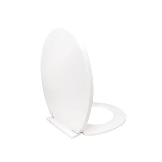 KASSA ฝารองนั่งพลาสติก ทรงกลม SLOW CLOSE รุ่น KS-STC3709 สีขาว