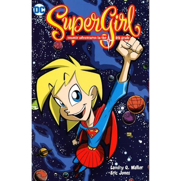 BBW หนังสือ Supergirl : Cosmic Adventures Of The 8Th Grade ISBN: 9781401263201