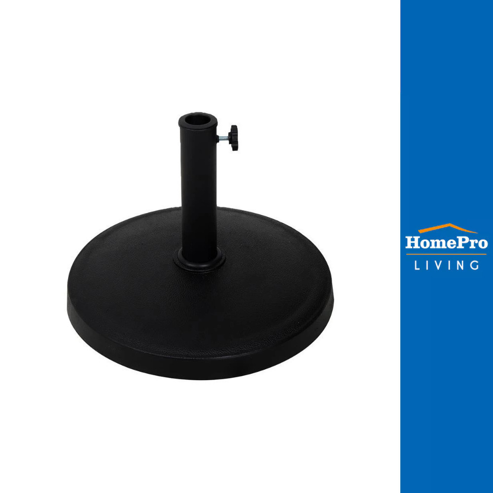 HomePro แท่นขาตั้งร่มโพลีเรซิน 12 KG SPRING สีดำ แบรนด์ SPRING