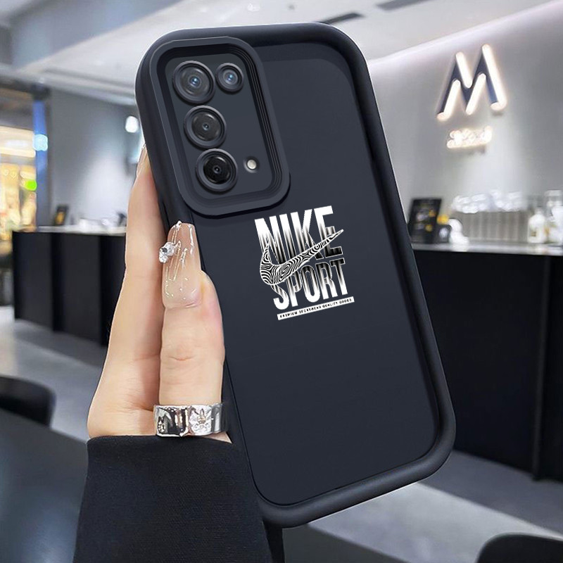 เคสสำหรับ OPPO A74 A95 F19 F19s เคสโทรศัพท์กันกระแทกซิลิโคนที่อินเทรนด์ยอดนิยม