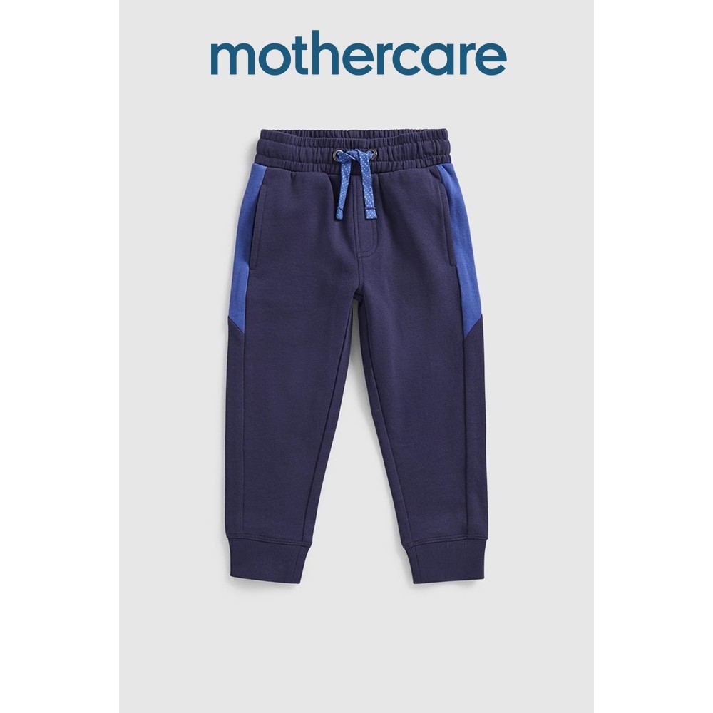 กางเกงจ๊อกเกอร์เด็กผู้ชาย Mothercare Navy Joggers - 2 Pack HD887