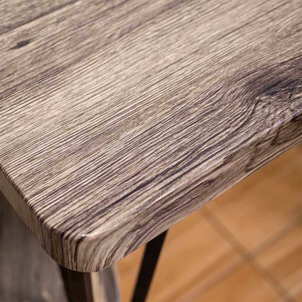 DECOS ชุดโต๊ะอาหารเมลามีน 2 ที่นั่ง รุ่น ริชชี สีน้ำตาล [ไม่รวมประกอบ] |ZWF| - รูปที่ 3