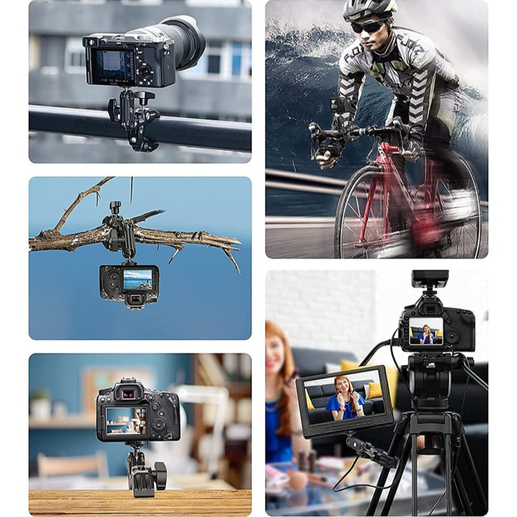 Ulanzi R094 Multi-Functional Super Clamp ขาจับสำหรับต่ออุปกรณ์ หนีบล็อกกับข้อ บาร์ ขาตั้ง