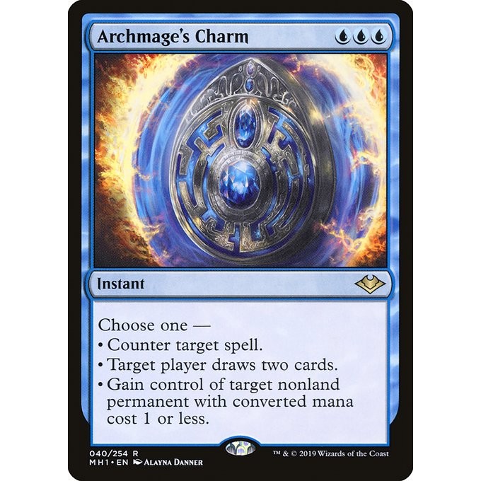 [Modern Horizons] - [MH1] - (R) -[Archmage's Charm] -  [2019]