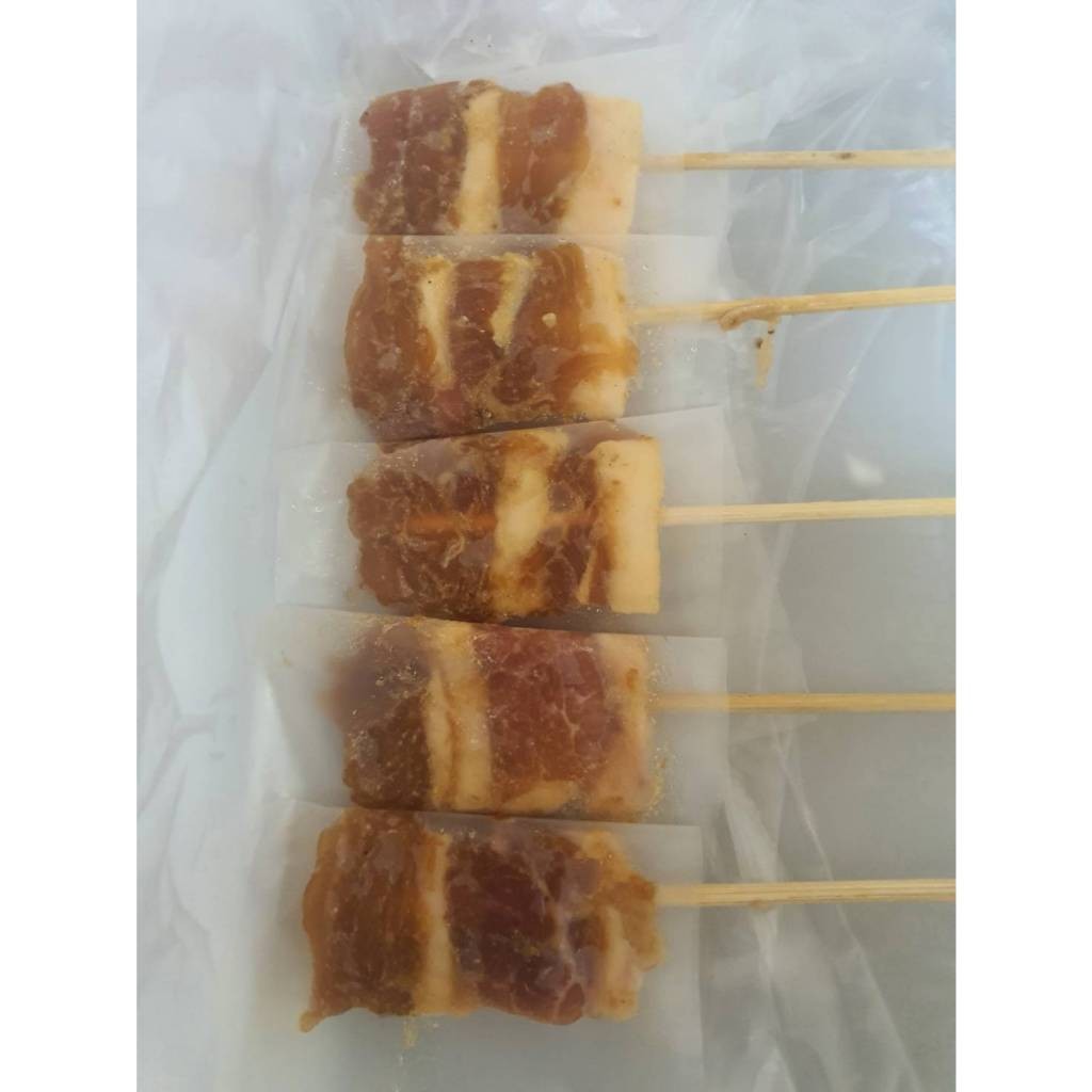 หมูปิ้งโบราณ 104 ไม้ น้ำหนัก 2.1 กิโลกรัม หมูชิ้น รูปที่ 5