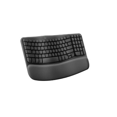 LOGITECH WAVE KEYS WIRELESS ERGONOMIC KEYBOARD - GRAPHITE (TH KEYS) (IP7-001209) - รูปที่ 2