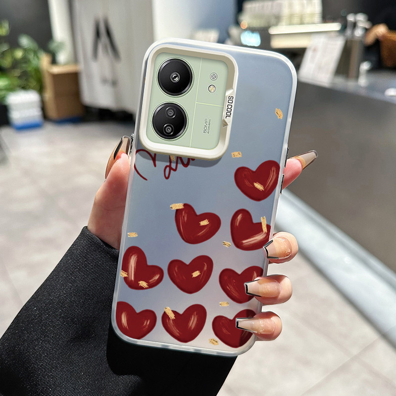 เคสสำหรับ Xiaomi Redmi 13C 4G 13C 5G POCO C65 4G POCO M65 4G เคสรักเคสโทรศัพท์มีลาย
