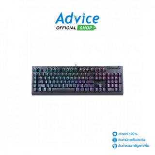 RAZER KEYBOARD (คีย์บอร์ด) BLACKWIDOW V4 X - GREEN-SWITCH TH - A0162322