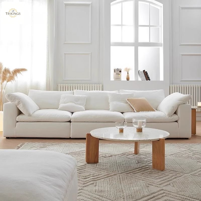 Trikings โซฟาสไตล์สแกนดิเนเวียน สีขาว sofa minimal