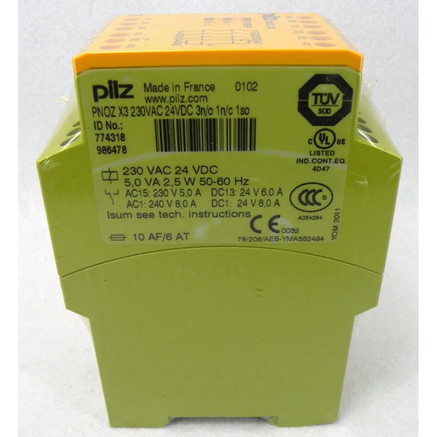 รีเลย์ความปลอดภัย PNOZ X3 X4 X3P 774310 774318 774730 777310