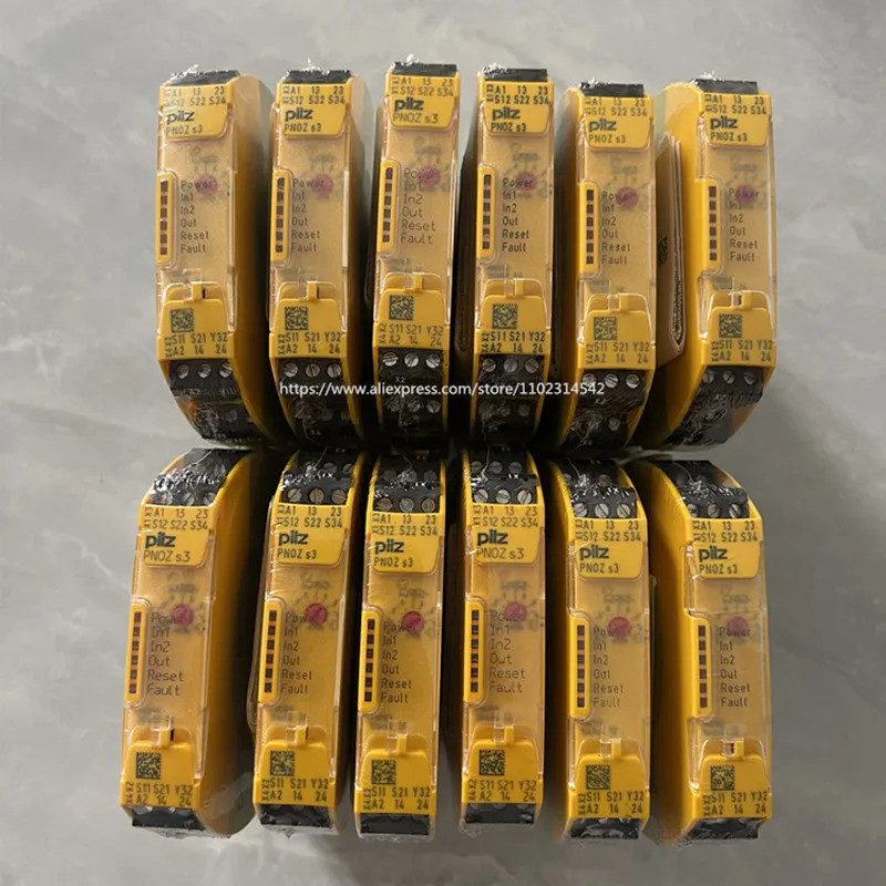 <0>1 ชิ้น รีเลย์ของแท้ PNOZ S3 750103   พีเอ็นโอซี เอส 2 751102 750102 751103   รีเลย์ความปลอดภัย PN