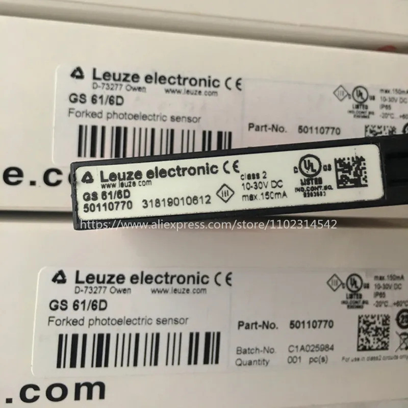 <0>100% เซ็นเซอร์ฉลาก Leuze ใหม่และต้นฉบับ GS 61/6D GS 61/6 GS 61/6D.2 LV461.1/P2