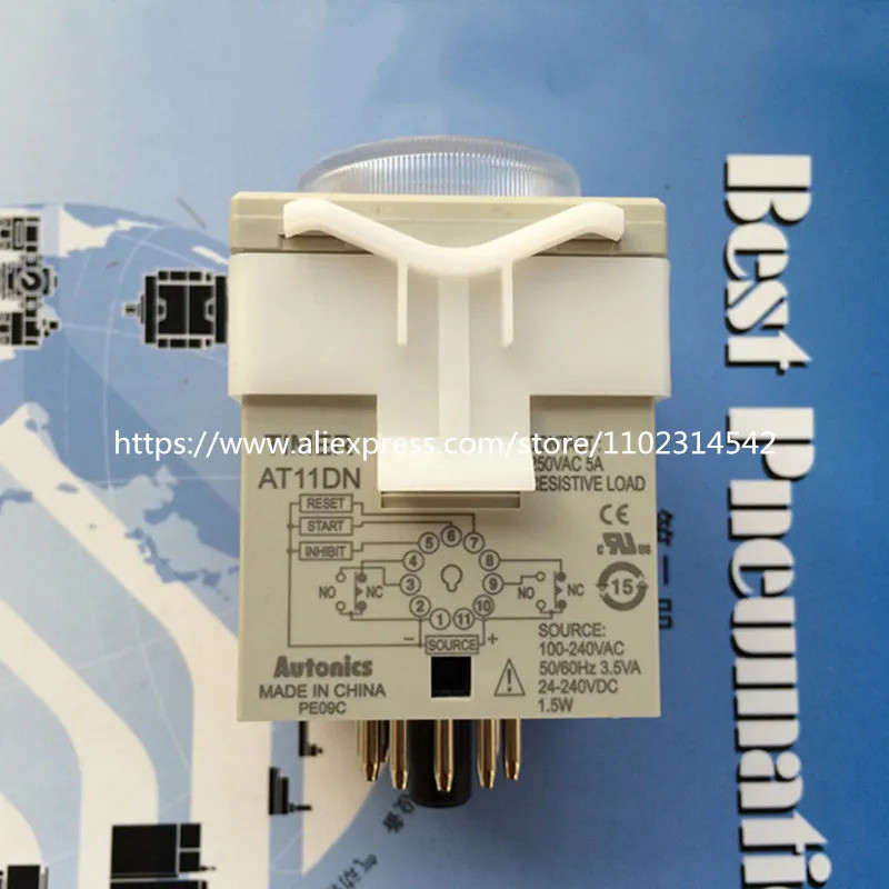 <0> นาฬิกาจับเวลาออโต้นิคส์ AT11DN ใหม่ 100-240VAC /24-240VDC